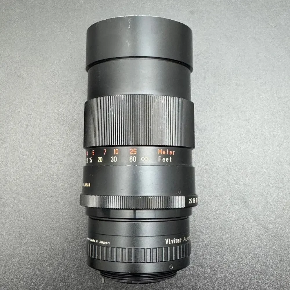 Auto Vivitar Telephoto 135mm 1:2.8 Lens with Automatic Tele Converter 2x-1 Japan